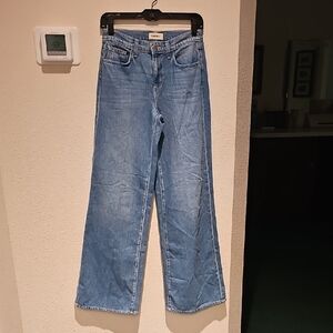 NewNoTags L'AGENCE 23 Women's High Rise Jeans Wide leg 13.5×31.5 (1FLAW) IN PIC